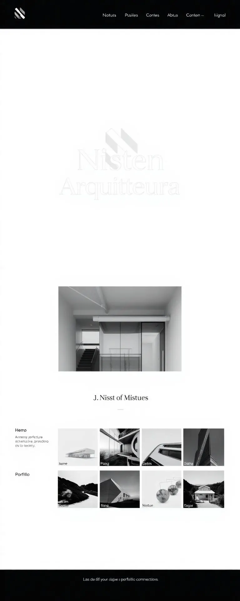 Nisten Arquitetura — desktop